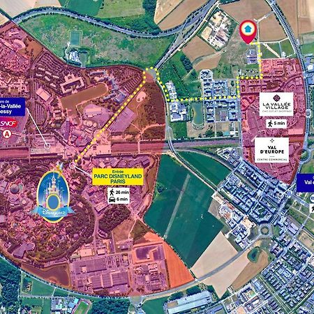 Disneyland-Paris 8Pers,Parking, Borne Recharge Ve, Wifi Serris Ngoại thất bức ảnh